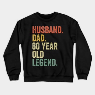 Funny 60Th Birthday Gifts Vintage Dad 1960 Crewneck Sweatshirt